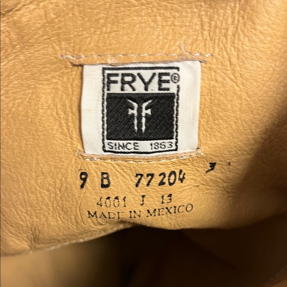 Frye Women's Brown Leather Knee-High Western style Boots - Picture 7 of 8